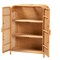 Bali & Pari Curacao Modern Bohemian Light Honey Rattan 2-Door Storage Cabinet 243-13569-ZORO - alternate 10